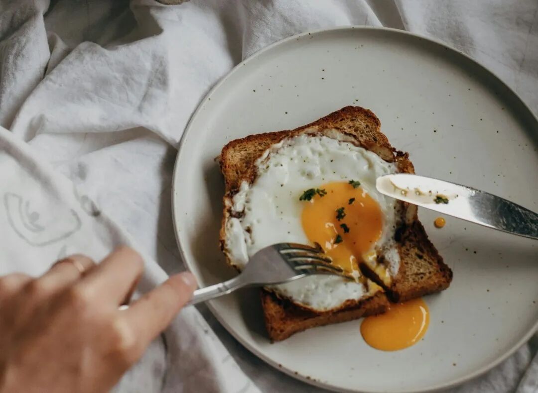 brown eggs on white ceramic plate